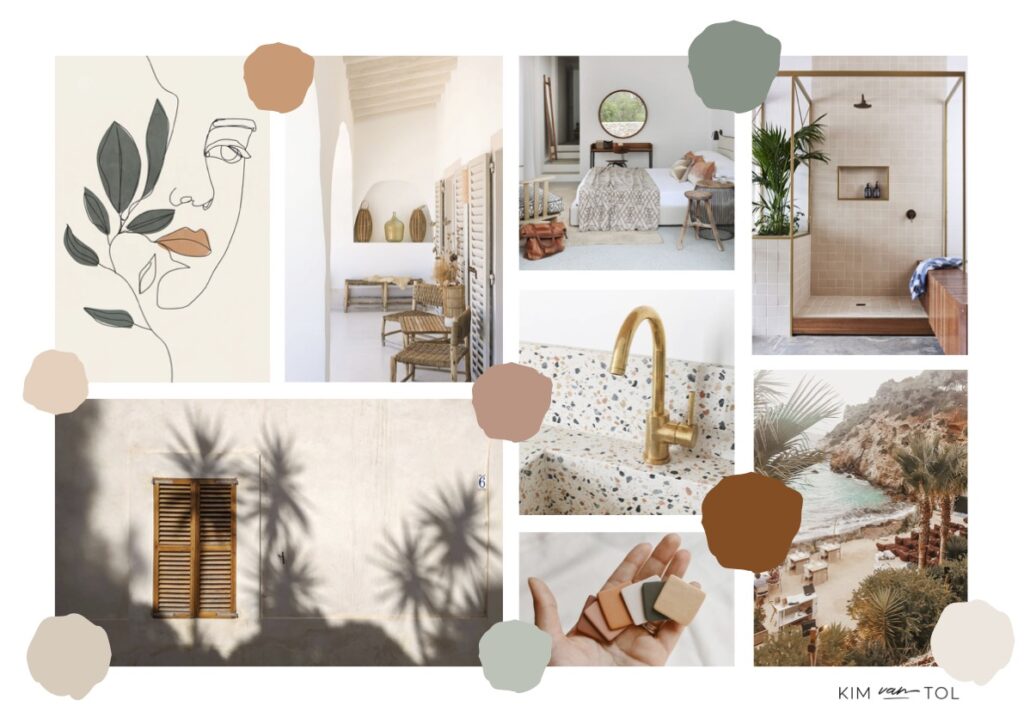 Moodboard Persoonlijk Interieurontwerp Kim van Tol